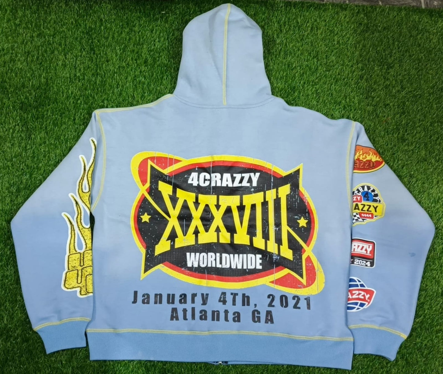 4CRAZZY Casino Zip Jacket